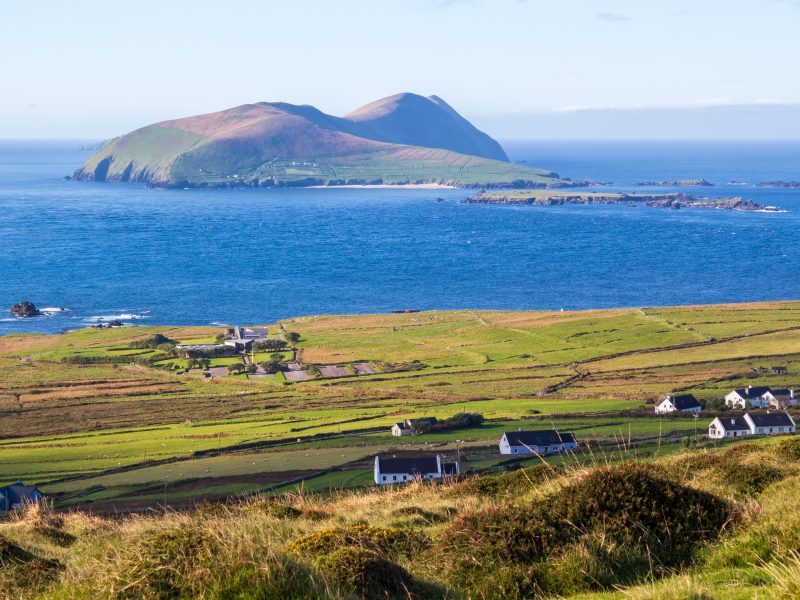 The,Great,Blasket,Island,Viewed,From,The,Slopes,Of,Cruach